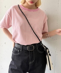 STAR&STRIPE（スターアンドストライプ）の「【STAR&STRIPE】ボーダーリンガーTシャツ RINGER TEE SSMD-028（Tシャツ/カットソー）」