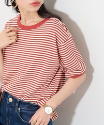 【STAR&STRIPE】ボーダーリンガーTシャツ RINGER TEE SSMD-028