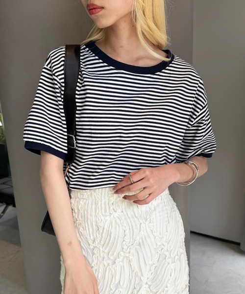 STAR&STRIPE】ボーダーリンガーTシャツ RINGER TEE SSMD-028（T