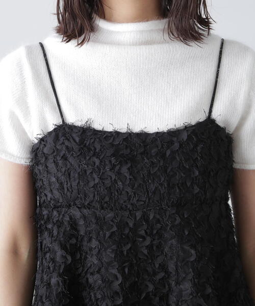 FREE'S MART(フリーズマート)の「◆シャギーフリルキャミビスチェ(シャツ/ブラウス・レディース・ブラック/ホワイト・FREE)」の18枚目の写真