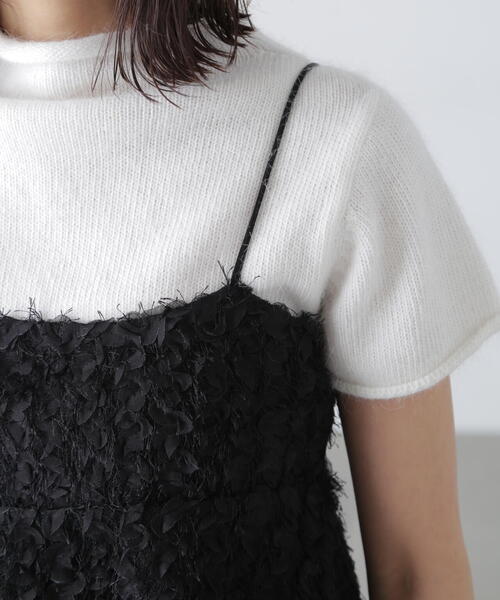 FREE'S MART(フリーズマート)の「◆シャギーフリルキャミビスチェ(シャツ/ブラウス・レディース・ブラック/ホワイト・FREE)」の19枚目の写真