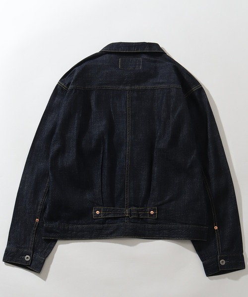 HOUSTON(ヒューストン)の「【HOUSTON/ヒューストン】US COTTON TYPE1 DENIM JACKET/USコットンタイプワンデニムジャケット(デニムジャケット・メンズ・ブルー系その他2/ブルー系その他3/ブルー系その他・XL/L/M)」の6枚目の写真