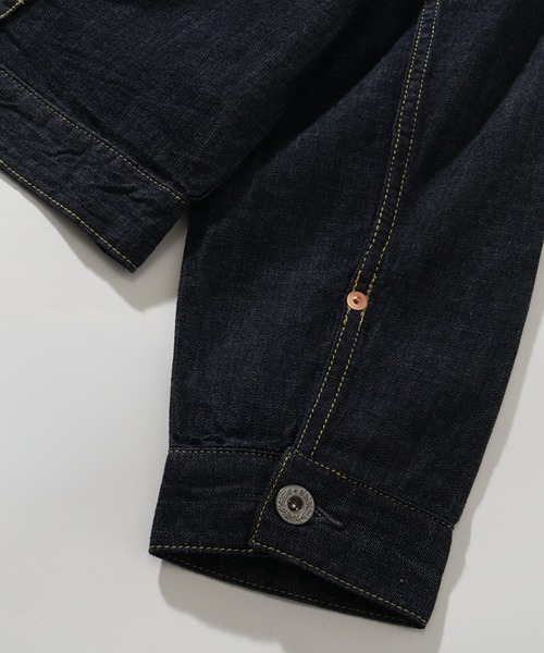 HOUSTON(ヒューストン)の「【HOUSTON/ヒューストン】US COTTON TYPE1 DENIM JACKET/USコットンタイプワンデニムジャケット(デニムジャケット・メンズ・ブルー系その他2/ブルー系その他3/ブルー系その他・XL/L/M)」の15枚目の写真