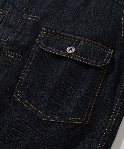 HOUSTON(ヒューストン)の「【HOUSTON/ヒューストン】US COTTON TYPE1 DENIM JACKET/USコットンタイプワンデニムジャケット(デニムジャケット・メンズ・ブルー系その他2/ブルー系その他3/ブルー系その他・XL/L/M)」の11枚目の写真