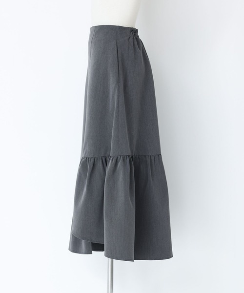 kOhAKU（コハク）の「『アシンメトリースカート』（スカート・レディース・ブラック/グレー・1/2）」の3枚目の写真