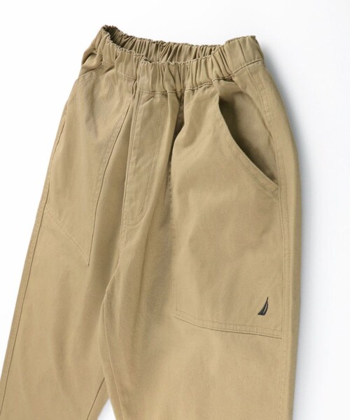 NAUTICA(ノーティカ)の「【NAUTICA/ノーティカ】ワイドテーパードロングパンツ25SS(その他パンツ・キッズ・ネイビー/ベージュ/ブルー・XL/L/M/S)」の4枚目の写真