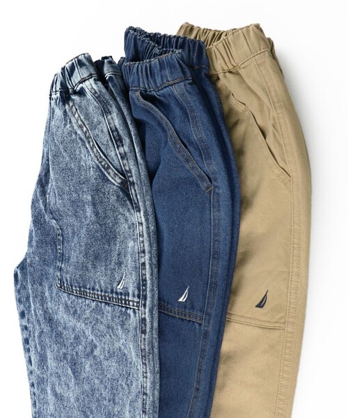 NAUTICA(ノーティカ)の「【NAUTICA/ノーティカ】ワイドテーパードロングパンツ25SS(その他パンツ・キッズ・ネイビー/ベージュ/ブルー・XL/L/M/S)」の8枚目の写真