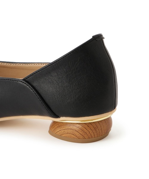 Juze（ジュゼ）の「メタルポイントバブーシュ（パンプス・レディース・オフホワイト/ブラック・S/M/L）」の11枚目の写真