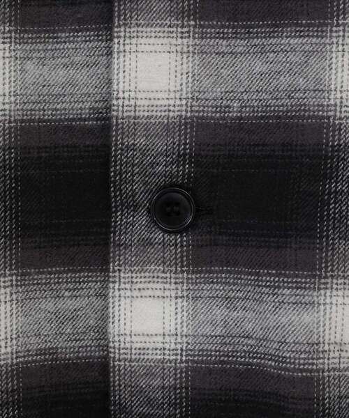 CONVERSE TOKYO(コンバーストウキョウ)の「OVERSIZED FLANNEL CHECKED SHIRT JACKET(シャツ/ブラウス・レディース・ブラック/ネイビー・MEDIUM/SMALL)」の12枚目の写真