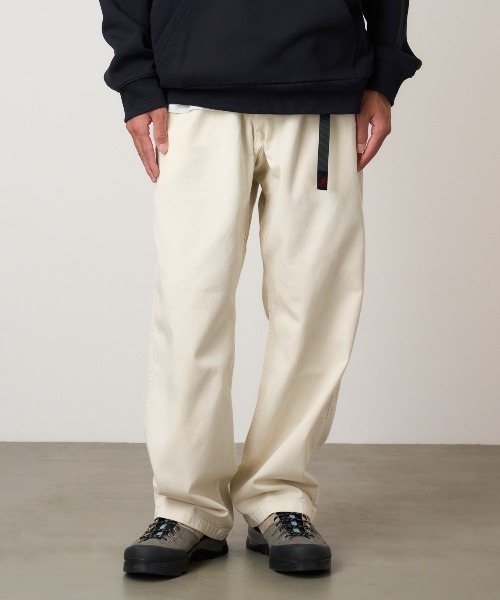 Gramicci（グラミチ）の「GRAMICCI PANT STRAIGHT FIT｜グラミチパンツストレートフィット（その他パンツ・メンズ・ブラック/ベージュ/ネイビー/オリーブ/グレイッシュベージュ/レモンイエロー/グレー系その他5/ベージュ系その他5/グリーン系その他5/ブラウン系/ネイビー系/ダークグリーン系/グリーン系その他/ベージュ系その他/ブラウン系その他/チョコ/ホワイト系その他/スモークグレー/ホワイト系その他2/黄緑系/ブルー系その他3/ライトパープル・S/M/L/XL/XXL）」の11枚目の写真