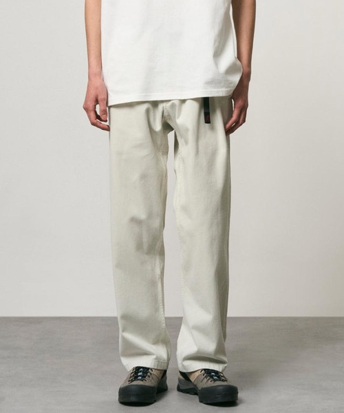 Gramicci（グラミチ）の「GRAMICCI PANT STRAIGHT FIT｜グラミチパンツストレートフィット（その他パンツ・メンズ・ブラック/ベージュ/ネイビー/オリーブ/グレイッシュベージュ/レモンイエロー/グレー系その他5/ベージュ系その他5/グリーン系その他5/ブラウン系/ネイビー系/ダークグリーン系/グリーン系その他/ベージュ系その他/ブラウン系その他/チョコ/ホワイト系その他/スモークグレー/ホワイト系その他2/黄緑系/ブルー系その他3/ライトパープル・S/M/L/XL/XXL）」の3枚目の写真