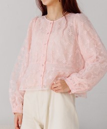 クラリティフラワーブラウス