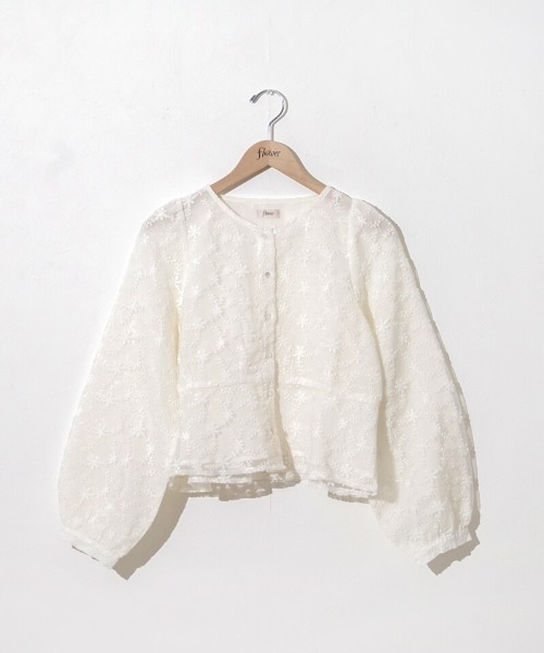 flower(フラワー)の「クラリティフラワーブラウス(シャツ/ブラウス・レディース・ピンク/ブルー/ホワイト・FREE)」の21枚目の写真