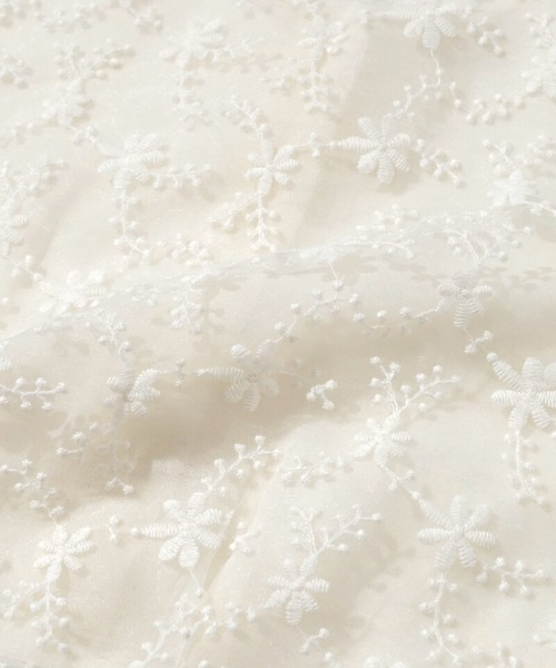 flower(フラワー)の「クラリティフラワーブラウス(シャツ/ブラウス・レディース・ピンク/ブルー/ホワイト・FREE)」の5枚目の写真