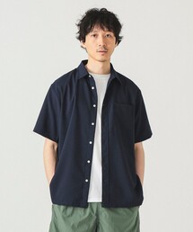 BEAMS+ ネイビー 半袖シャツ Lサイズ BEAMS+ ネイビー 半袖シャツ Lサイズ - メルカリ