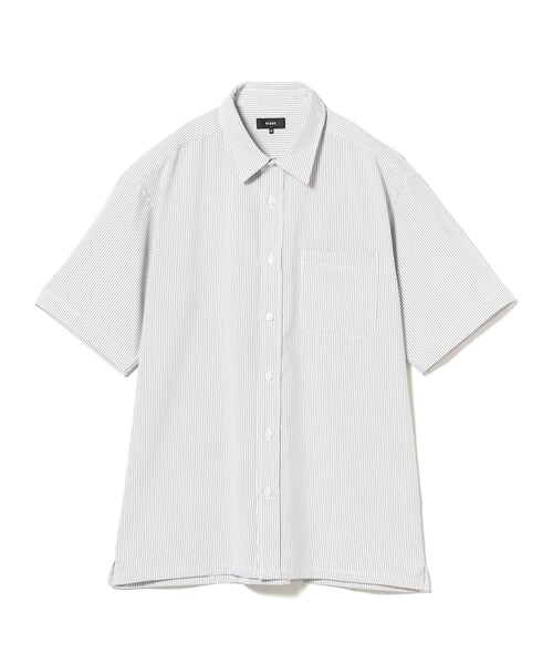 BEAMS（ビームス）の「【吸湿速乾】シアサッカー ミニレギュラー シャツ（シャツ/ブラウス・メンズ・グレー/チャコールグレー/ネイビー・M/L/XL/S）」の4枚目の写真