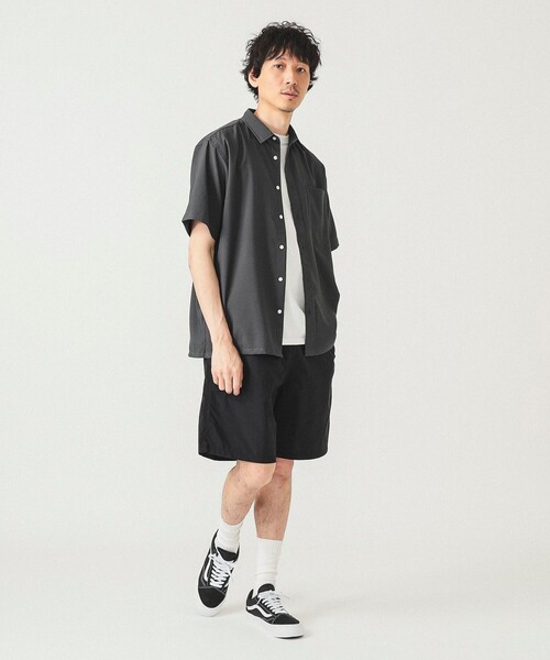 BEAMS（ビームス）の「【吸湿速乾】シアサッカー ミニレギュラー シャツ（シャツ/ブラウス・メンズ・グレー/チャコールグレー/ネイビー・M/L/XL/S）」の9枚目の写真
