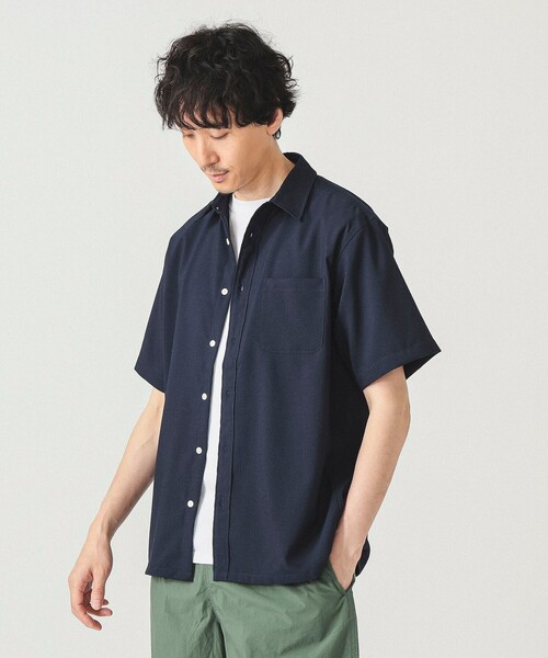 BEAMS（ビームス）の「【吸湿速乾】シアサッカー ミニレギュラー シャツ（シャツ/ブラウス・メンズ・グレー/チャコールグレー/ネイビー・M/L/XL/S）」の17枚目の写真