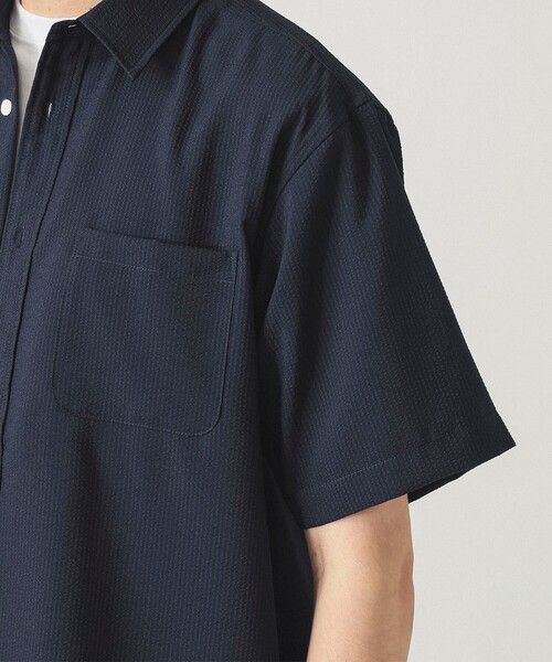 BEAMS（ビームス）の「【吸湿速乾】シアサッカー ミニレギュラー シャツ（シャツ/ブラウス・メンズ・グレー/チャコールグレー/ネイビー・M/L/XL/S）」の21枚目の写真