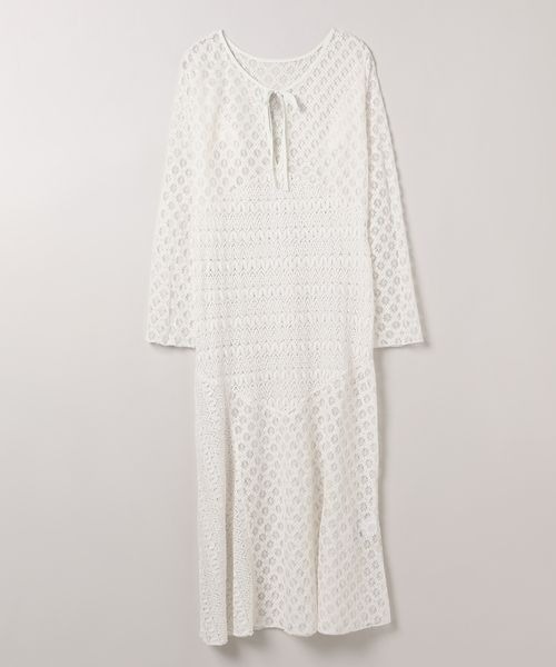 JEANASIS（ジーナシス）の「2WAYパッチワークレースワンピース/324684（ワンピース・レディース・ホワイト/ブラック/レッド・FREE）」の11枚目の写真