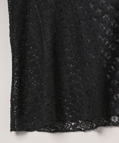 JEANASIS（ジーナシス）の「2WAYパッチワークレースワンピース/324684（ワンピース・レディース・ホワイト/ブラック/レッド・FREE）」の8枚目の写真