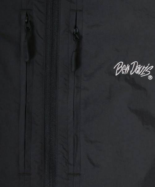 BEN DAVIS（ベンデイビス）の「BENDAVIS/ベンデイビス ナイロン 裏メッシュ ロゴ刺繍 スタンドベスト レディース メンズ（ベスト・メンズ・アイボリー/ブラック・LL/L/M）」の18枚目の写真