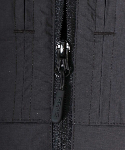 BEN DAVIS（ベンデイビス）の「BENDAVIS/ベンデイビス ナイロン 裏メッシュ ロゴ刺繍 スタンドベスト レディース メンズ（ベスト・メンズ・アイボリー/ブラック・LL/L/M）」の8枚目の写真