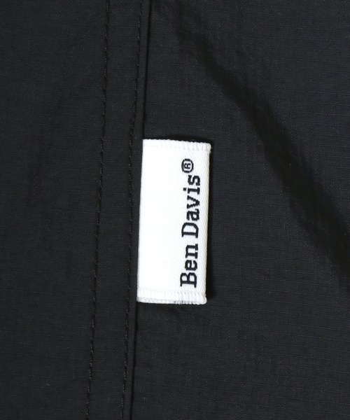 BEN DAVIS（ベンデイビス）の「BENDAVIS/ベンデイビス ナイロン 裏メッシュ ロゴ刺繍 スタンドベスト レディース メンズ（ベスト・メンズ・アイボリー/ブラック・LL/L/M）」の7枚目の写真