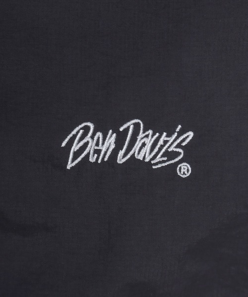 BEN DAVIS（ベンデイビス）の「BENDAVIS/ベンデイビス ナイロン 裏メッシュ ロゴ刺繍 スタンドベスト レディース メンズ（ベスト・メンズ・アイボリー/ブラック・LL/L/M）」の5枚目の写真