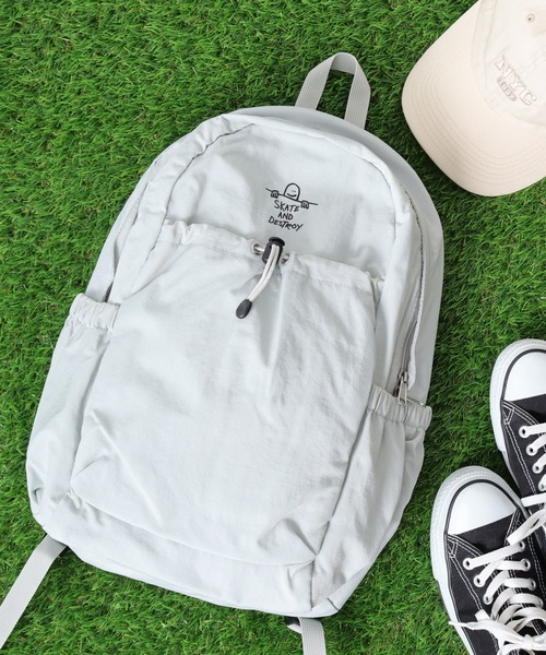 THRASHER(スラッシャー)の「THRASHER ゴンズデザインナイロンリュック(バックパック/リュック・メンズ・グレー系その他/ブルー系その他/ブラック×ホワイト・FREE)」の3枚目の写真