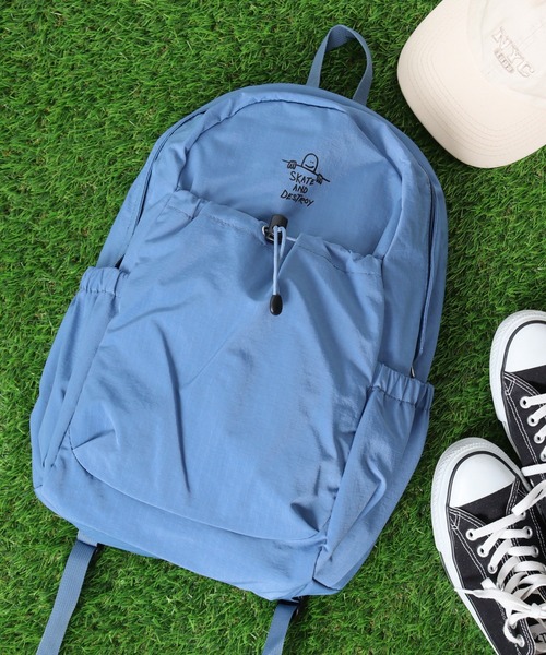 THRASHER(スラッシャー)の「THRASHER ゴンズデザインナイロンリュック(バックパック/リュック・メンズ・グレー系その他/ブルー系その他/ブラック×ホワイト・FREE)」の2枚目の写真