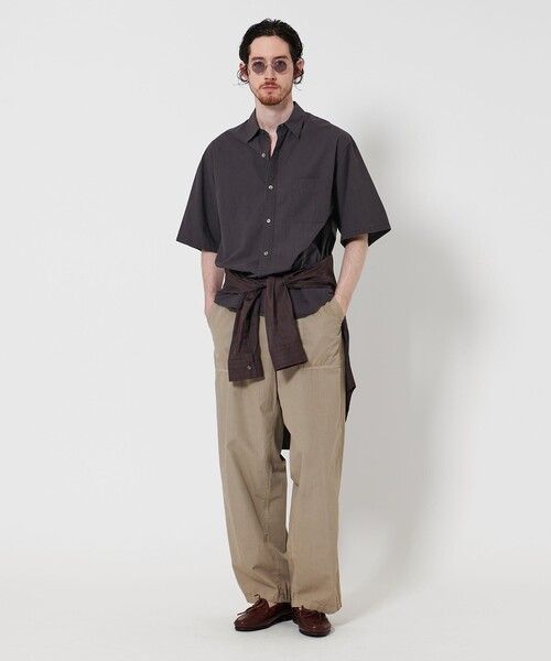 【COBALT】<Steven Alan> 60 タイプライター サルファーダイ シャツ STANDARD LOOSE Steven Alan＞ 60 タイプライター サルファーダイ シャツ STANDARD LOOSE