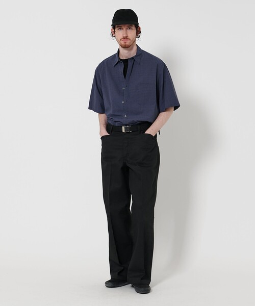 Steven Alan＞ 60 タイプライター サルファーダイ シャツ STANDARD
