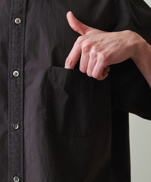 【COBALT】<Steven Alan> 60 タイプライター サルファーダイ シャツ STANDARD LOOSE Steven Alan＞ 60 タイプライター サルファーダイ シャツ STANDARD LOOSE