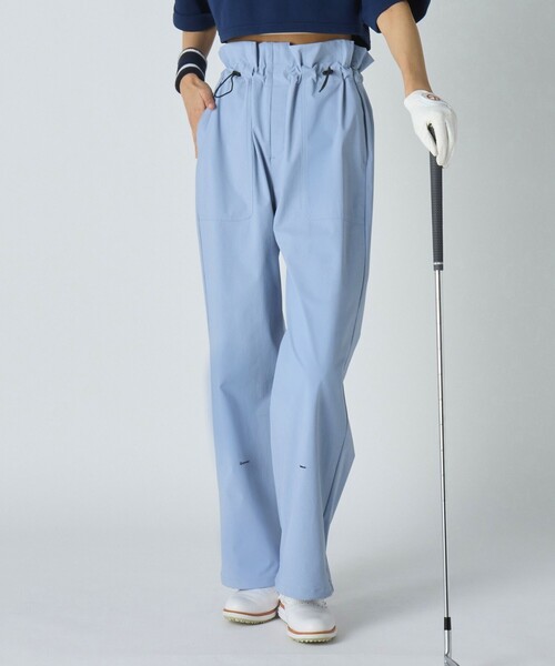 TaylorMade（テーラーメイド）の「【別注】＜TaylorMade×UNITED ARROWS＞ ウィメンズ ハイウエスト ワイドパンツ（その他パンツ・レディース・ネイビー/ナチュラル/ライトブルー・S/XS/L/M）」の5枚目の写真
