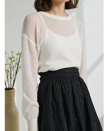 fifth | 前後2wayシアーラメニット(ニット/セーター)