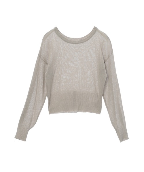 fifth（フィフス）の「前後2wayシアーラメニット（ニット/セーター・レディース・ベージュ/オフホワイト・M）」の21枚目の写真