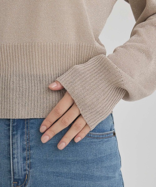 fifth（フィフス）の「前後2wayシアーラメニット（ニット/セーター・レディース・ベージュ/オフホワイト・M）」の12枚目の写真