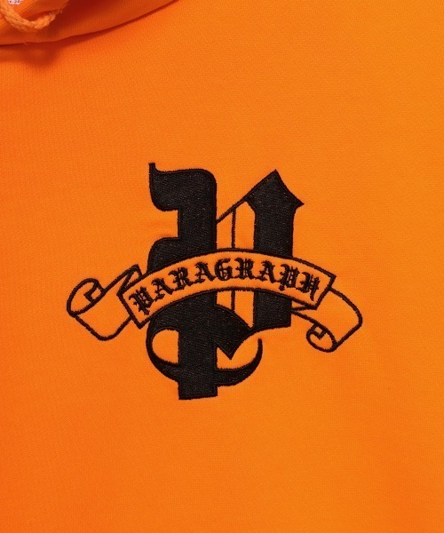 Paragraph(パラグラフ)の「A'GEM/9 × .kom 『Paragraph/パラグラフ』 CLASSIC ARCHIVE HOODIE/袖プリントプルオーバーパーカー(パーカー・メンズ・ブルー/オレンジ/ホワイト/ブラック・FREE)」の15枚目の写真