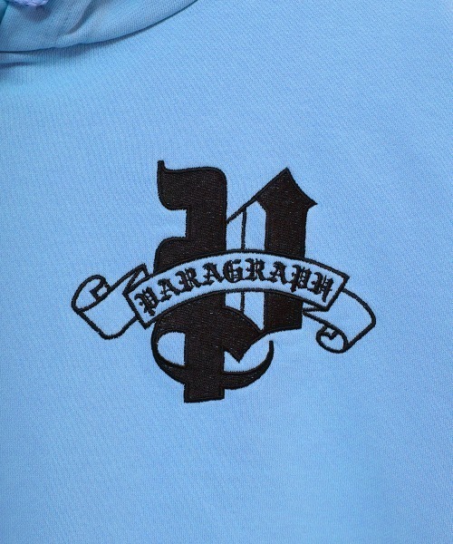 Paragraph(パラグラフ)の「A'GEM/9 × .kom 『Paragraph/パラグラフ』 CLASSIC ARCHIVE HOODIE/袖プリントプルオーバーパーカー(パーカー・メンズ・ブルー/オレンジ/ホワイト/ブラック・FREE)」の12枚目の写真