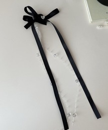 推し活さぽちゃん（オシカツサポチャン）の「2pビジュリボンヘアクリップ（バレッタ/ヘアクリップ）」