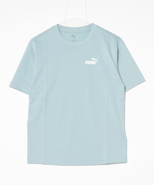 PUMA(プーマ)の「プーマ PUMA ESS MX NO1 ロゴ リラックス SS Tシャツ_(Tシャツ/カットソー・レディース・ライラック/ブラック/ブルー・S/M/L/XL)」の1枚目の写真