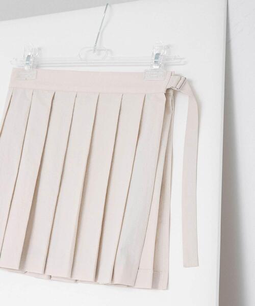 LAATO(ラート)の「pleats wrap fake skirt(スカート・レディース・オフホワイト/ブラウン・FREE)」の18枚目の写真