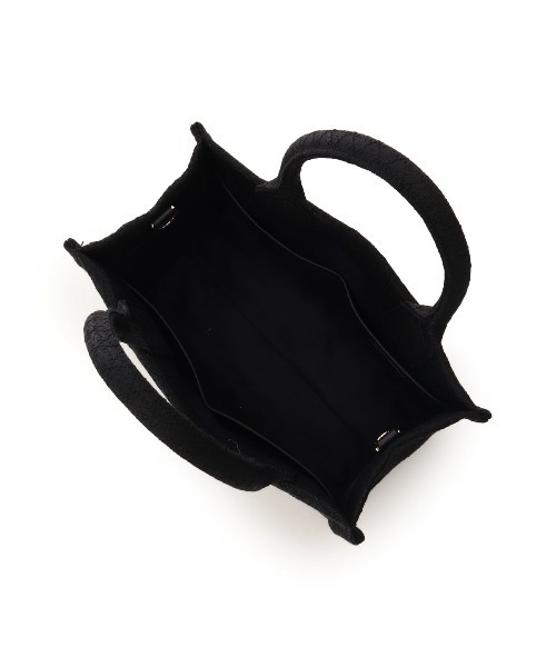 Samantha Thavasa（サマンサタバサ）の「[Newカラー]ステッチワークジャガード ハンドバッグ（ハンドバッグ・レディース・ピンク/ブラック・FREE）」の6枚目の写真