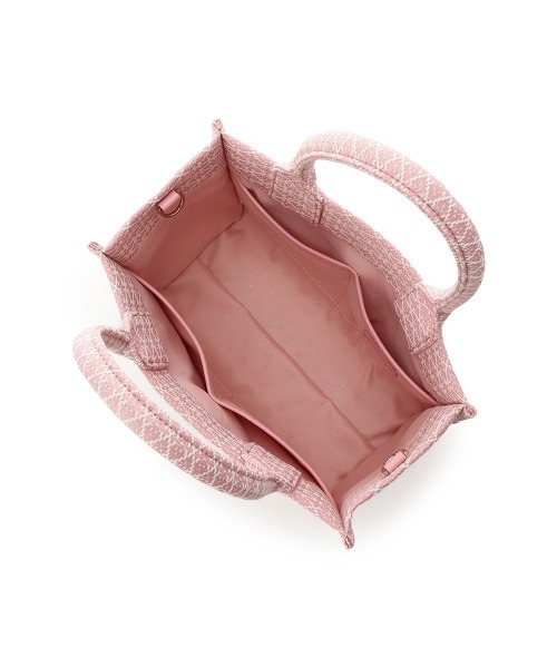 Samantha Thavasa（サマンサタバサ）の「[Newカラー]ステッチワークジャガード ハンドバッグ（ハンドバッグ・レディース・ピンク/ブラック・FREE）」の13枚目の写真