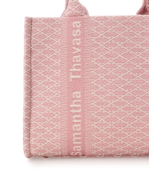 Samantha Thavasa（サマンサタバサ）の「[Newカラー]ステッチワークジャガード ハンドバッグ（ハンドバッグ・レディース・ピンク/ブラック・FREE）」の14枚目の写真