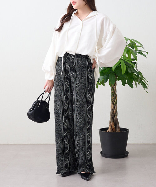NAO(ナオ)の「【NAO】≪美シルエット≫クリスタルプリーツパンツ(その他パンツ・レディース・その他4/その他1/その他2/その他3・FREE)」の19枚目の写真