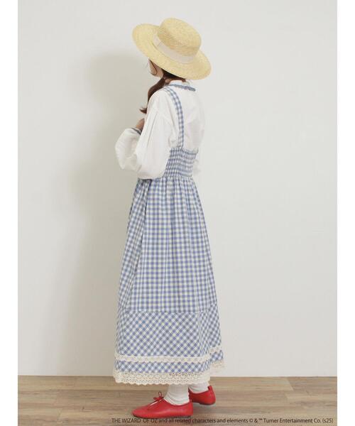 Samansa Mos2（サマンサ モスモス）の「【オズの魔法使】ギンガムワンピース（ワンピース・レディース・ブラック/ブルー・F）」の6枚目の写真