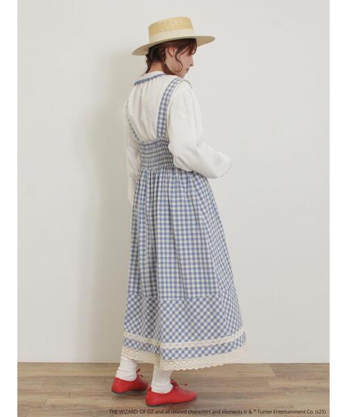 Samansa Mos2（サマンサ モスモス）の「【オズの魔法使】ギンガムワンピース（ワンピース・レディース・ブラック/ブルー・F）」の8枚目の写真