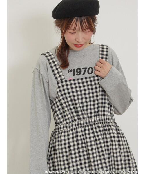 Samansa Mos2（サマンサ モスモス）の「【オズの魔法使】ギンガムワンピース（ワンピース・レディース・ブラック/ブルー・F）」の9枚目の写真